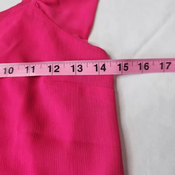 J. Crew Women's Size 00 Pink Ruffle Top Blouse - Picture 4 of 7